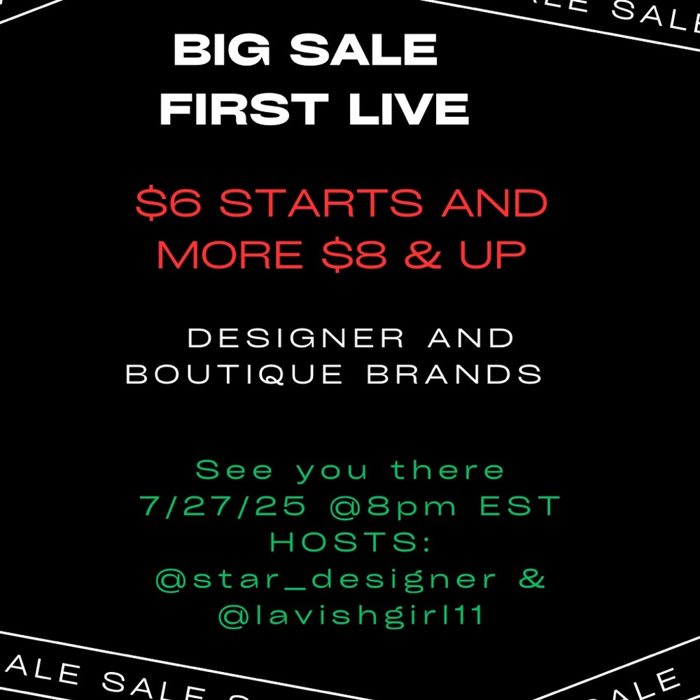 Black Sale Event Poster